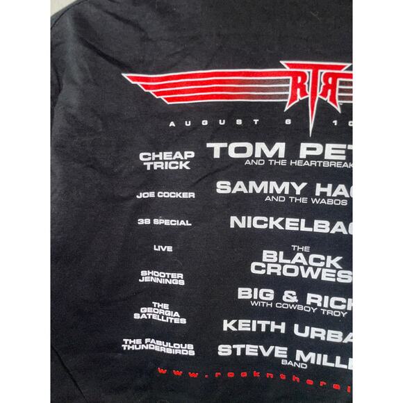 2006 Sturgis Black Crowes nickelback Foghat Reo Shirt Band 2000s Large - Picture 6 of 9